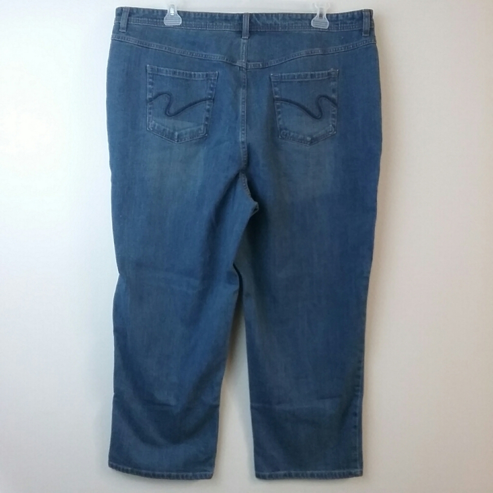 Catherines 24W Petite Slimmer Classic Jeans 24WP